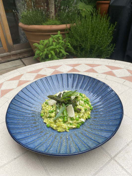 Asparagus Risotto with Asparagus Salad and other little amazing nuggets!